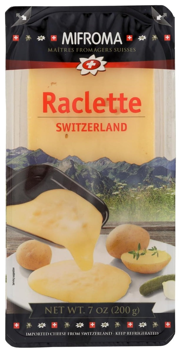 MIFROMA: Swiss Cheese Raclette Slice, 7 oz