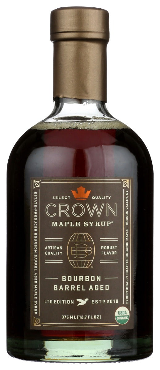 CROWN MAPLE: Syrup Bourbon Barrel Aged, 12.7 fo