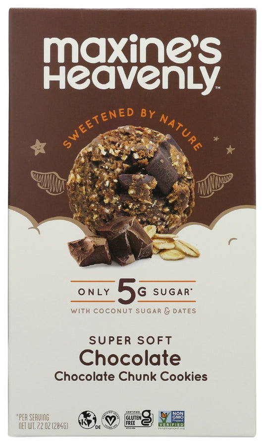 MAXINES HEAVENLY: Cookie Chocolate Chocolate Chunk, 7.2 oz