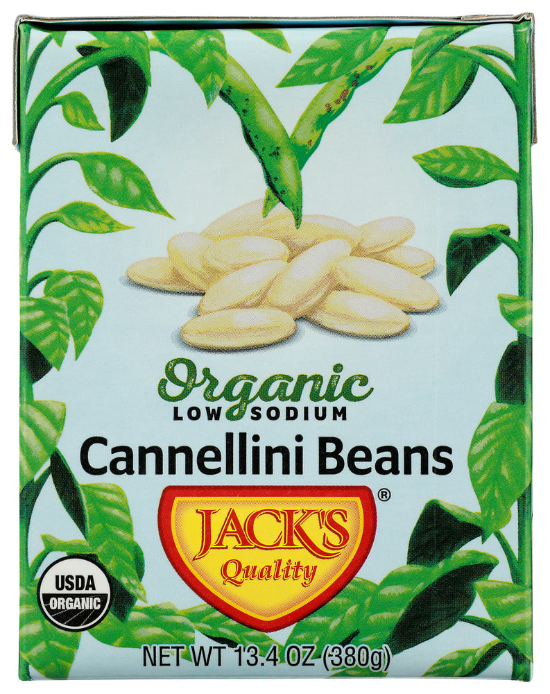 JACKS QUALITY: Bean Cnnllni Lw Sodium Org, 13.4 oz