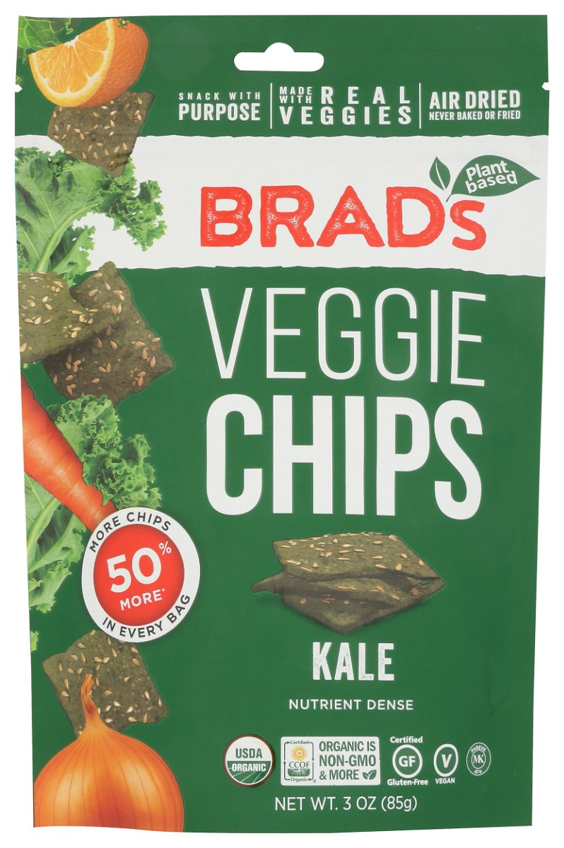 BRAD'S RAW FOODS: Vegan Chips Kale, 3 oz