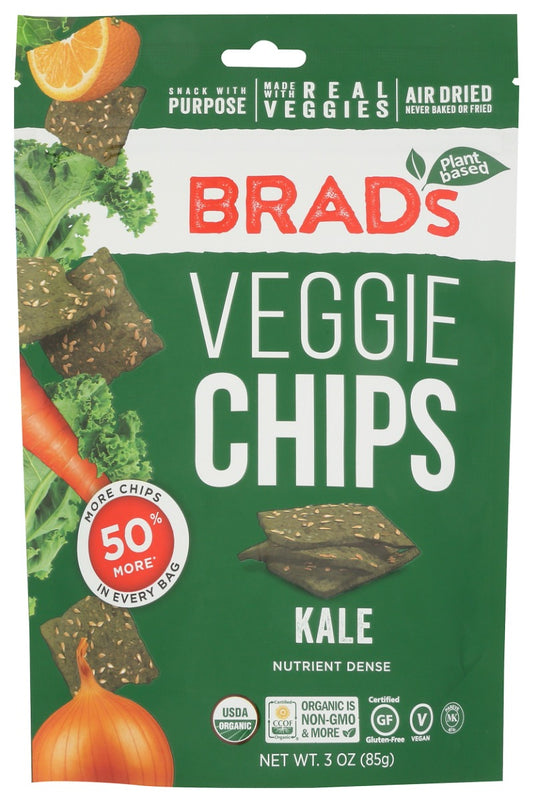 BRAD'S RAW FOODS: Vegan Chips Kale, 3 oz