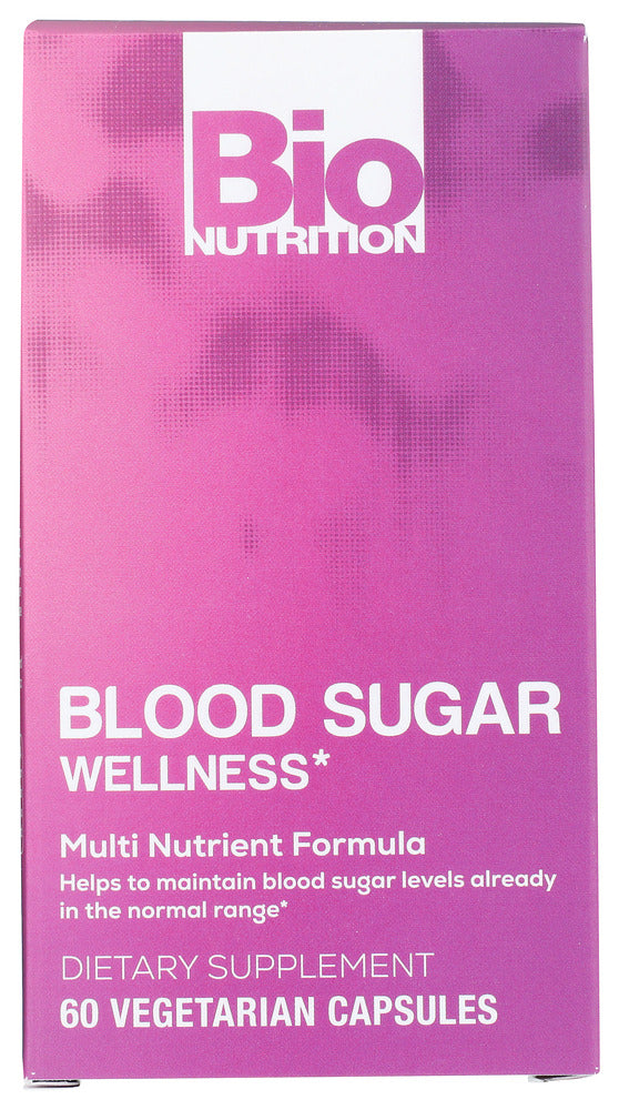 BIO NUTRITION: Blood Sugar Wellness, 60 vegetarian capsules