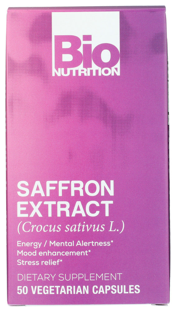 BIO NUTRITION: Saffron Extract, 50 vc