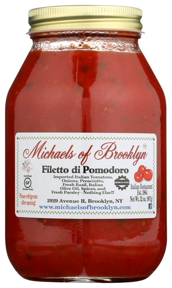 MICHAELS OF BROOKLYN: Filetto di Pomodoro Sauce, 32 oz