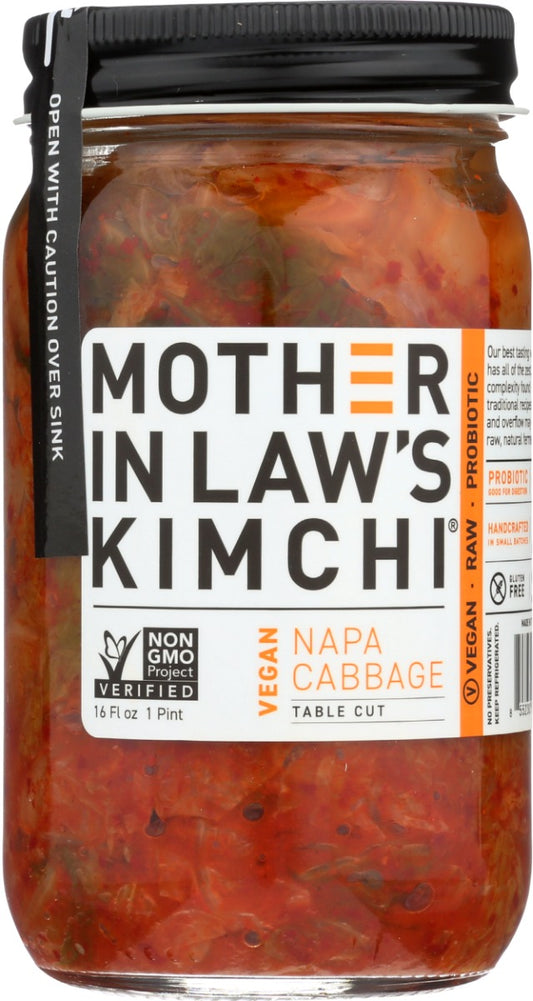 MOTHER IN LAW: Vegan Napa Cabbage Kimchi, 16 oz