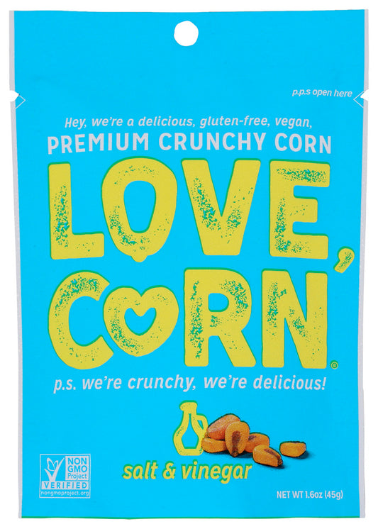 LOVE CORN: Sea Salt Vinegar, 1.6 oz