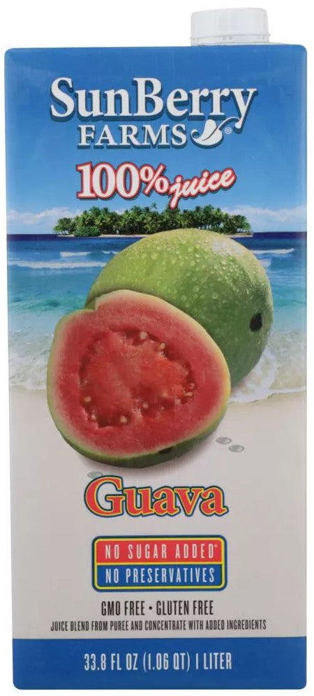 SUNBERRY FARMS: 100% Guava Juice, 33.81 oz