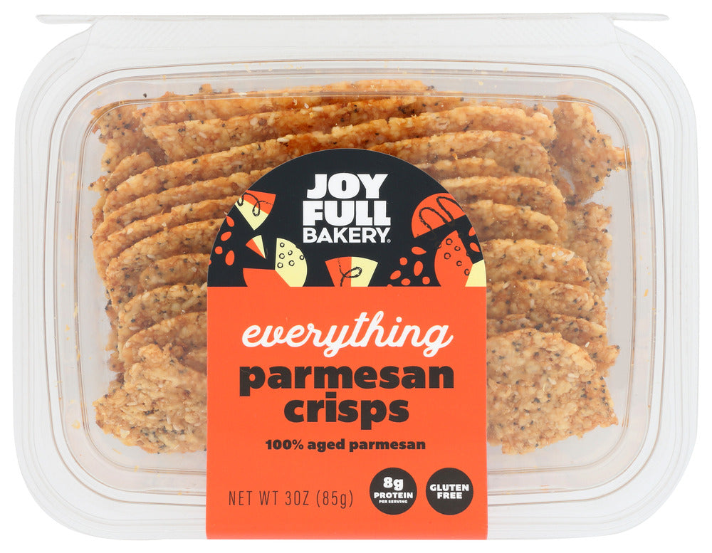 JOYFULL BAKERY: Everything Parmesan Crisp, 3 oz