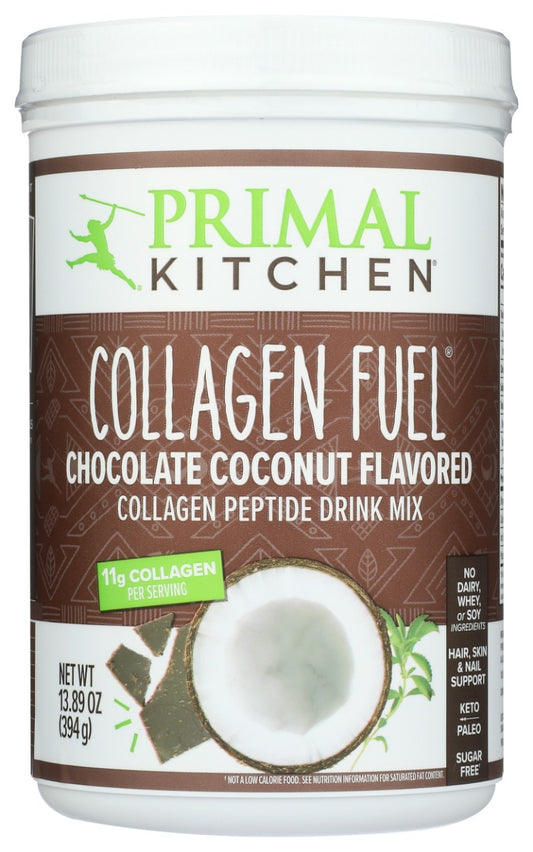 PRIMAL KITCHEN: Collagen Fuel Chocolate Coconut, 13.9 oz