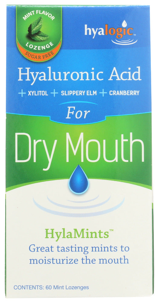 HYALOGIC: Hylamint Dry Mouth Lozeng, 60 EA