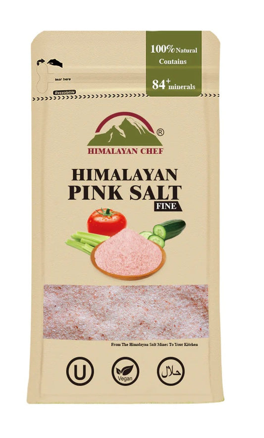 HIMALAYAN CHEF: Himalayan Pink Salt Fine, 16 oz