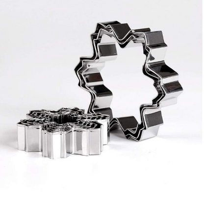 Snowflake Cookie Cutter Set - 9 Piece Molds