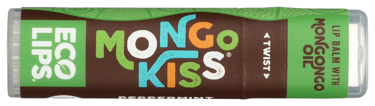 ECO LIPS: Mongo Kiss Peppermint Lip Balm, 0.25 oz