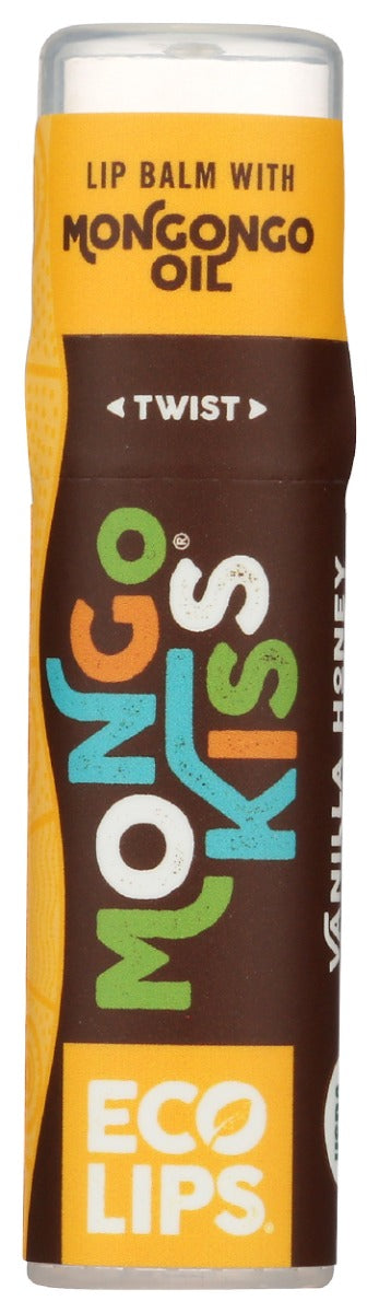ECO LIPS: Mongo Kiss Vanilla Honey Lip Balm, 0.25 oz