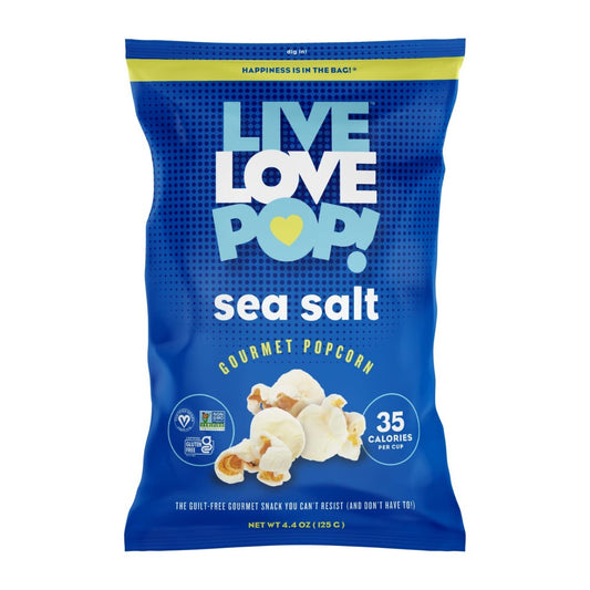 LIVE LOVE POP: Sea Salt Popcorn, 4.4 oz