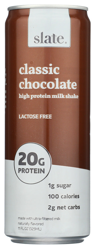 SLATE: Lactose Free Chocolate Ultra Filtered Milk, 11 oz