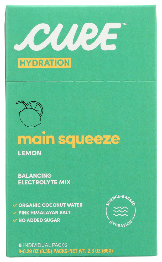 CURE: Hydration Powder Lemon, 2.3 oz