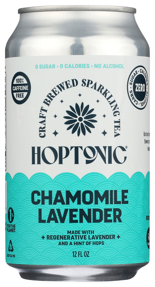HOPTONIC: Chamomile RTD Herbal Tea, 12 fo