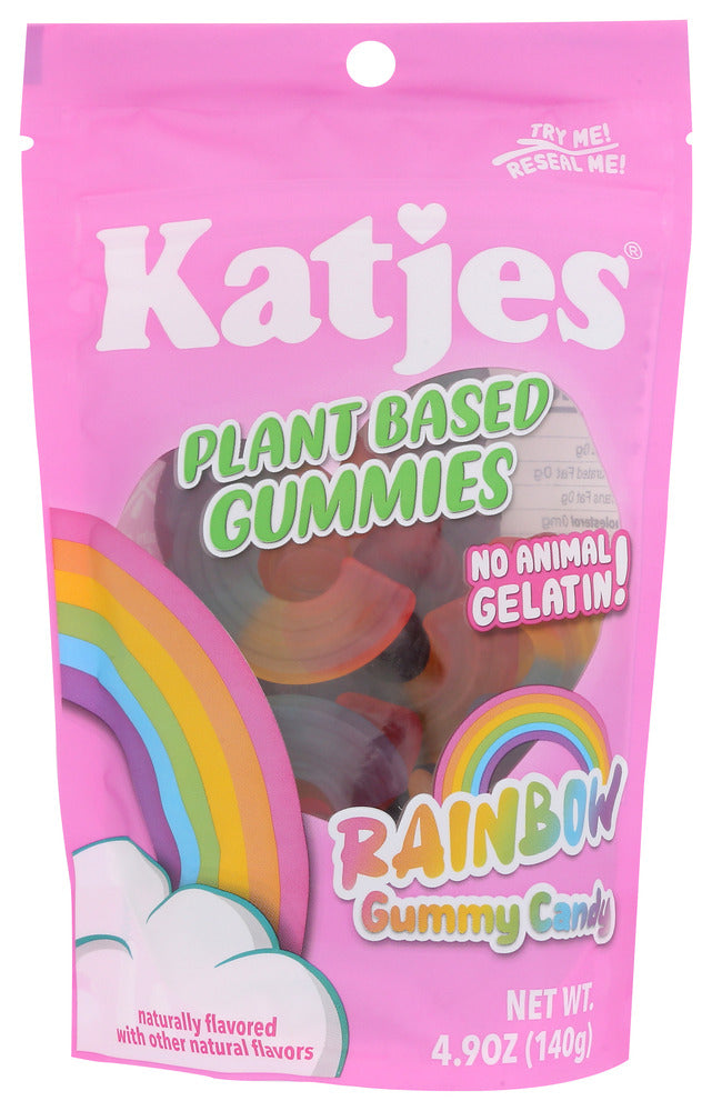 KATJES: Plant Based Rainbow Gummies, 4.9 oz