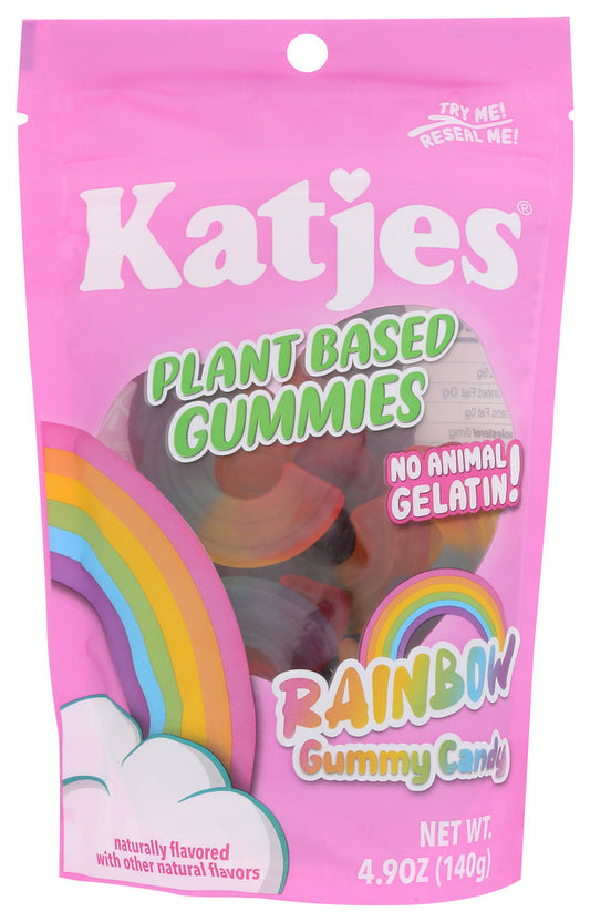 KATJES: Plant Based Rainbow Gummies, 4.9 oz