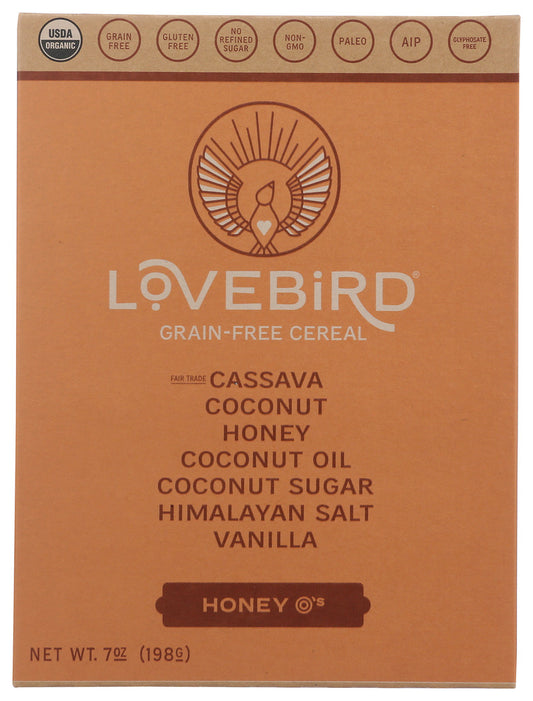 LOVEBIRD: Cereal Grain Free Honey, 7 OZ