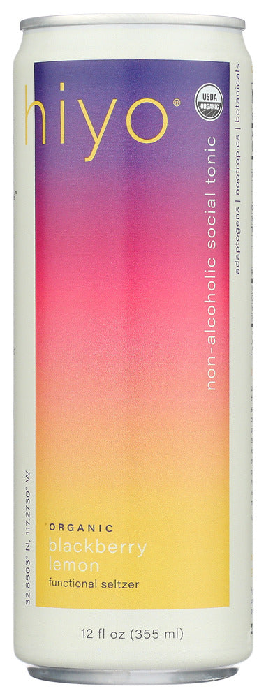 HIYO: Seltzer Blackberry Lemon, 12 FO
