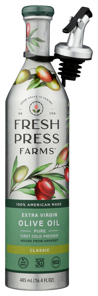 FRESH PRESS FARMS: Classic Extra Virgin Olive Oil, 485 ml
