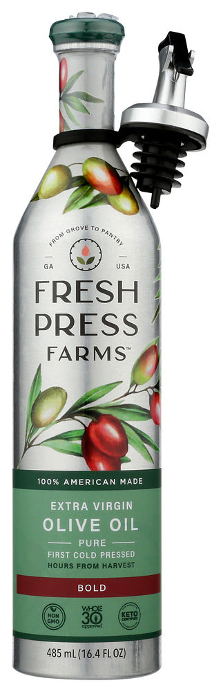 FRESH PRESS FARMS: Bold Extra Virgin Olive Oil, 485 ml