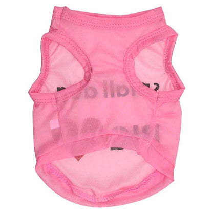Pet Vest for Small Dogs with Heart Design