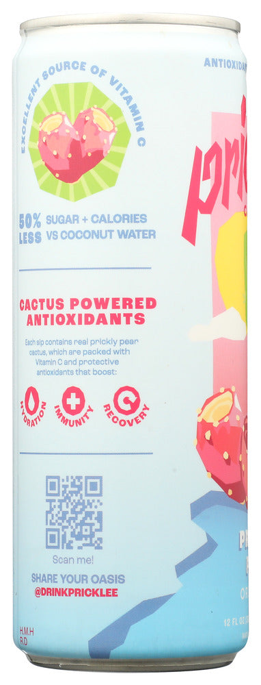 PRICKLEE: Prickly Pear Original Cactus Water, 12 fo