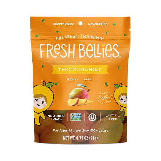 FRESH BELLIES: Two To Mango Toddler Snack, 0.75 oz