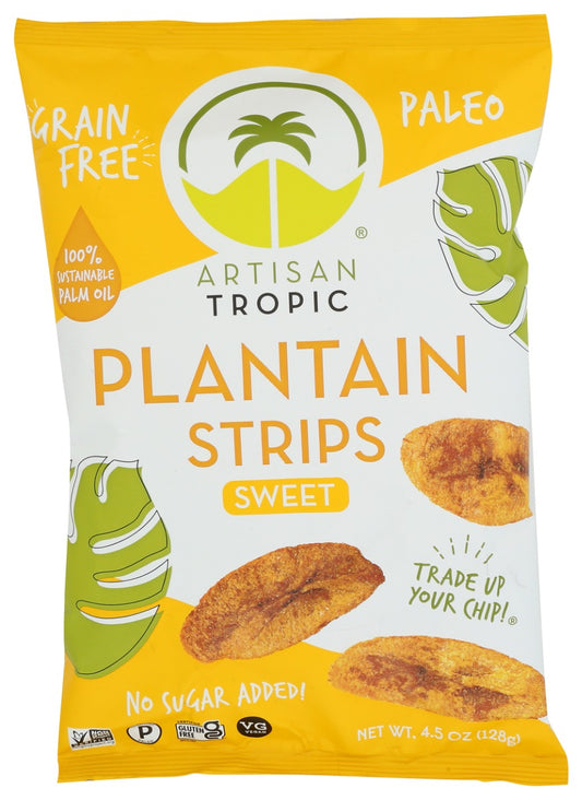 ARTISAN TROPIC: Plantain Strips Naturally Sweet, 4.5 oz
