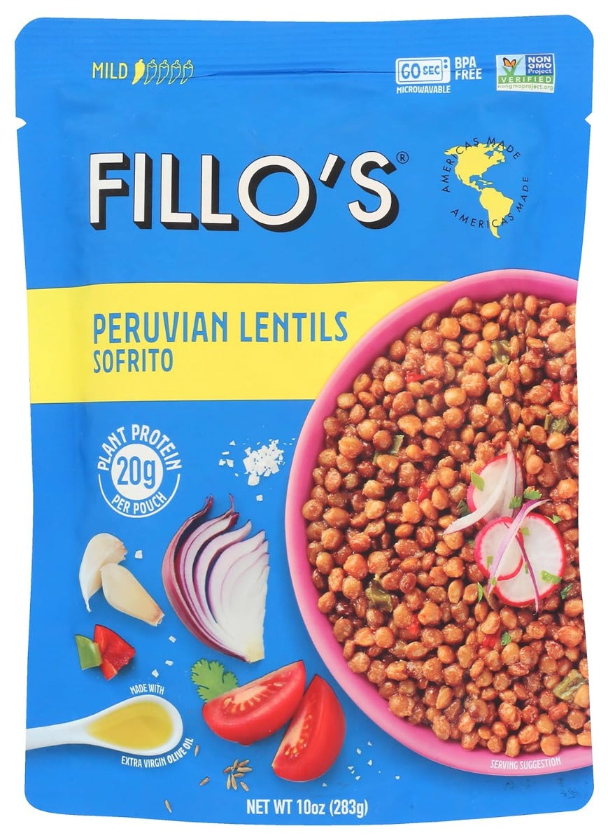 FILLOS: Peruvian Lentils Sofrito, 10 oz