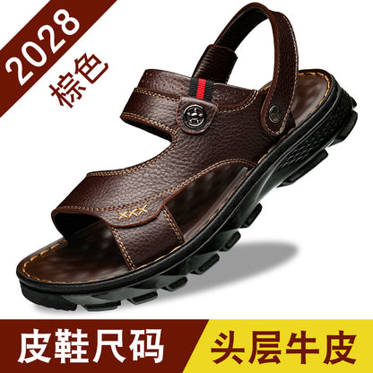 Men's Genuine Leather Sandals - Summer 2022 Collection