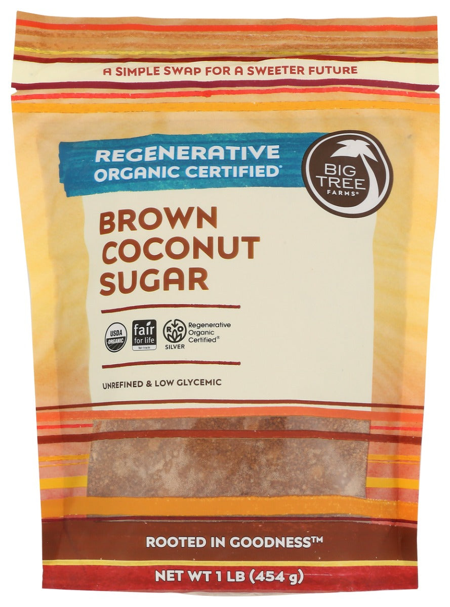 BIG TREE FARMS: Organic Coconut Palm Sugar Blonde, 16 oz