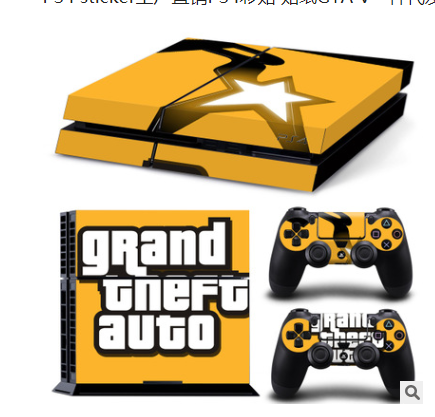 Custom PS4 Stickers - GTA Designs Available