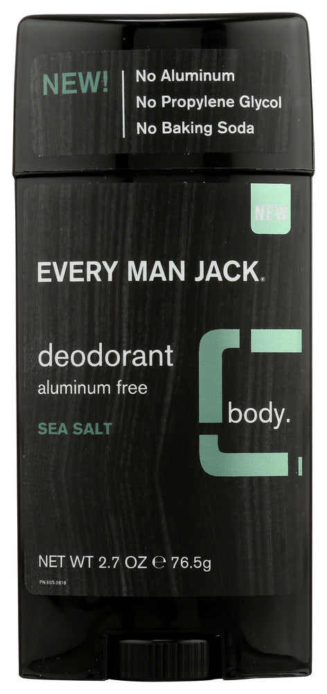 EVERY MAN JACK: Sea Salt Deodorant Stick, 2.7 oz