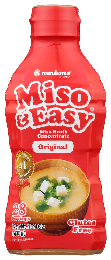 MARUKOME: Miso and Easy Original Broth, 15.1 oz