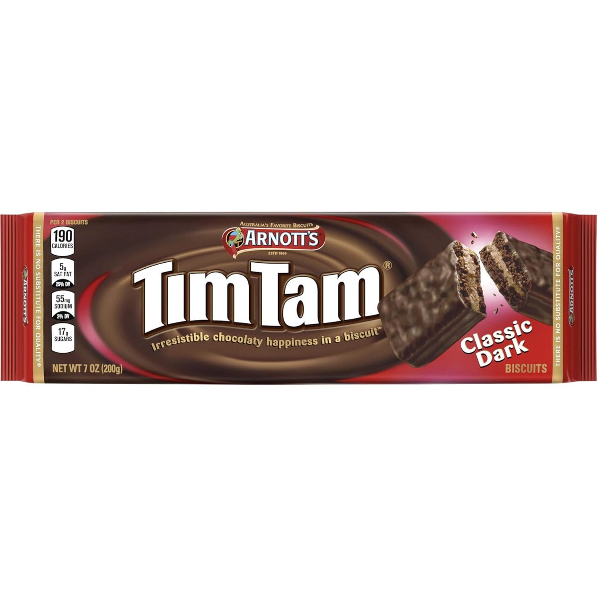 ARNOTTS: TimTam Dark Chocolate Cookies, 7 oz