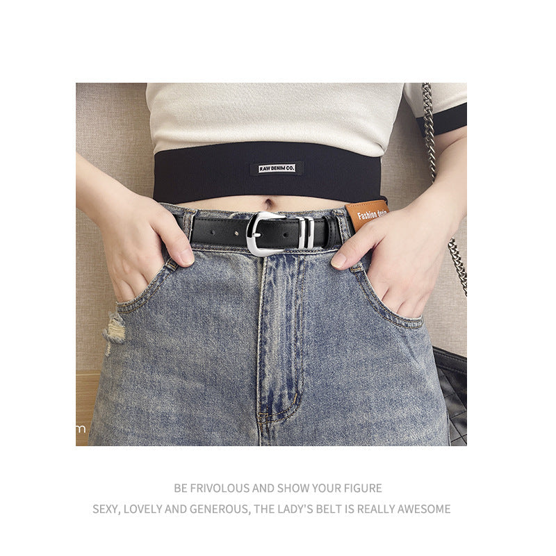 Women's Fashionable Genuine Leather Belt for Summer