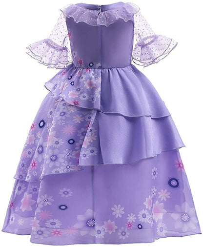 Summer Kids Dress - Purple Tulle Mirabel Costume