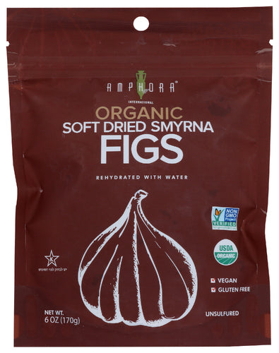 AMPHORA: Organic Soft Dried Smyrna Figs, 6 oz