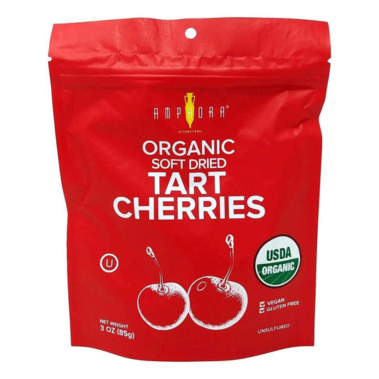 AMPHORA: Organic Soft Dried Tart Cherries, 3 oz