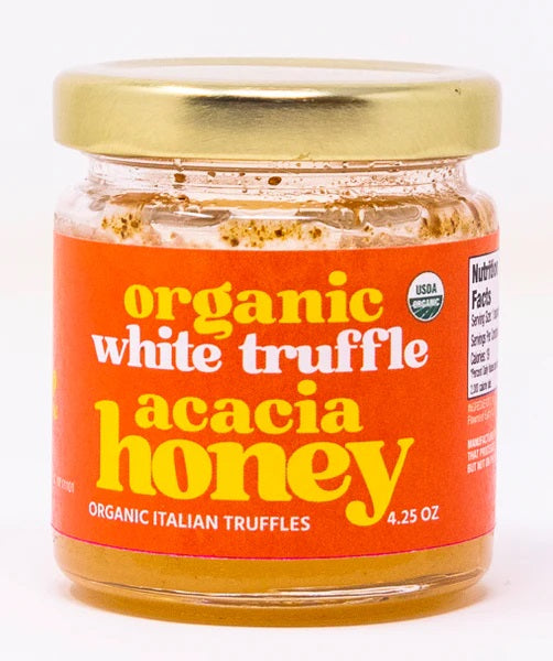 DA ROSARIO: Organic White Truffle Acacia Honey, 4.25 oz