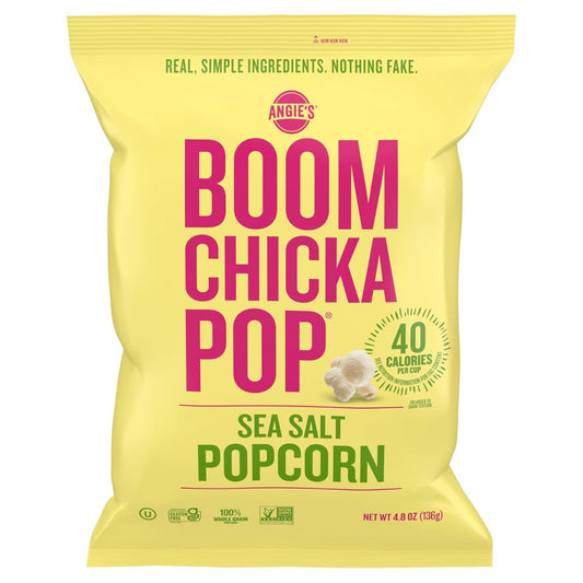 ANGIES: Artisan Treats Boomchickapop Popcorn Sea Salt, 4.8 oz