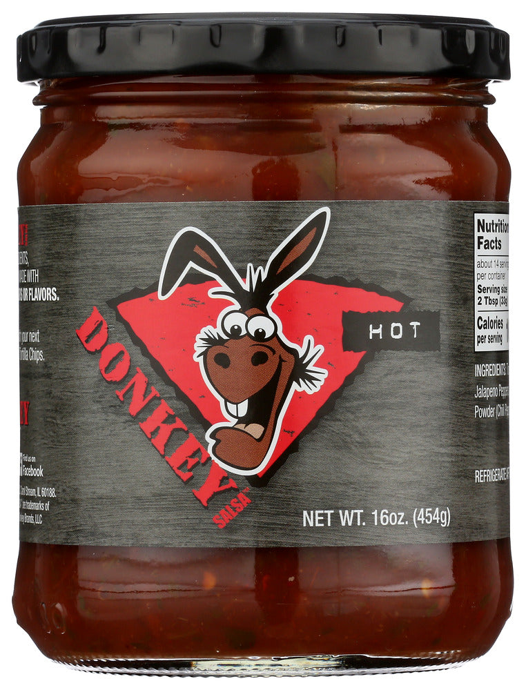 DONKEY CHIP: Hot Salsa, 16 oz