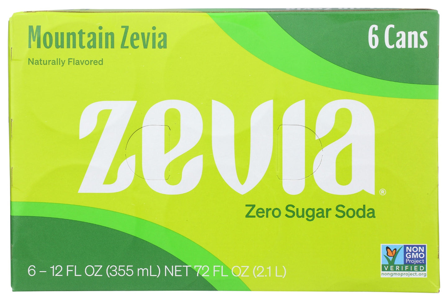 ZEVIA: Mountain Zevia Soda 6Pack, 72 fo