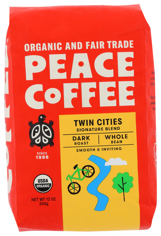 PEACE COFFEE: Coffee Whlbn Twin Cities, 12 oz