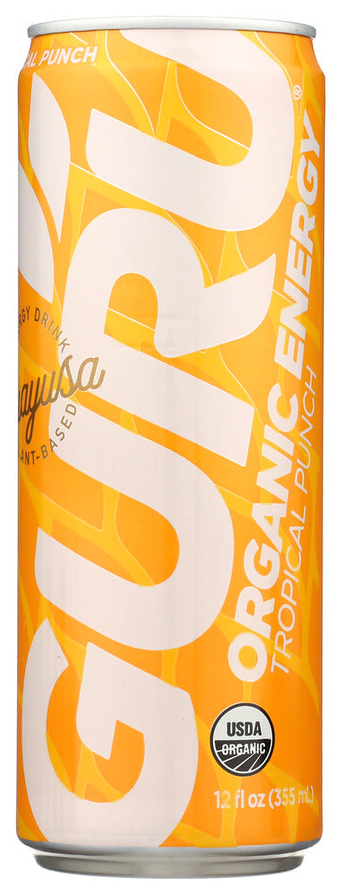 GURU: Guayusa Tropical Punch Energy Drink, 12 fo